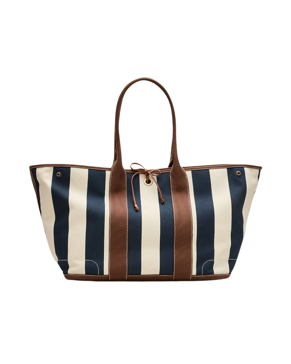 1998 large Montauk tote in stripe