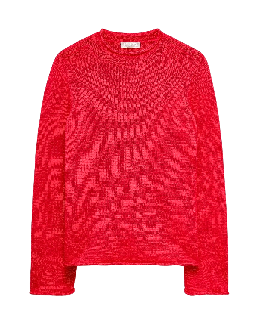 Summer Rollneck™ sweater in linen blend