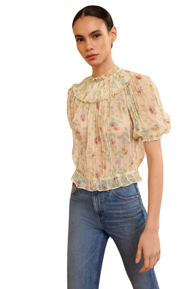 Solenne SS Silk Top