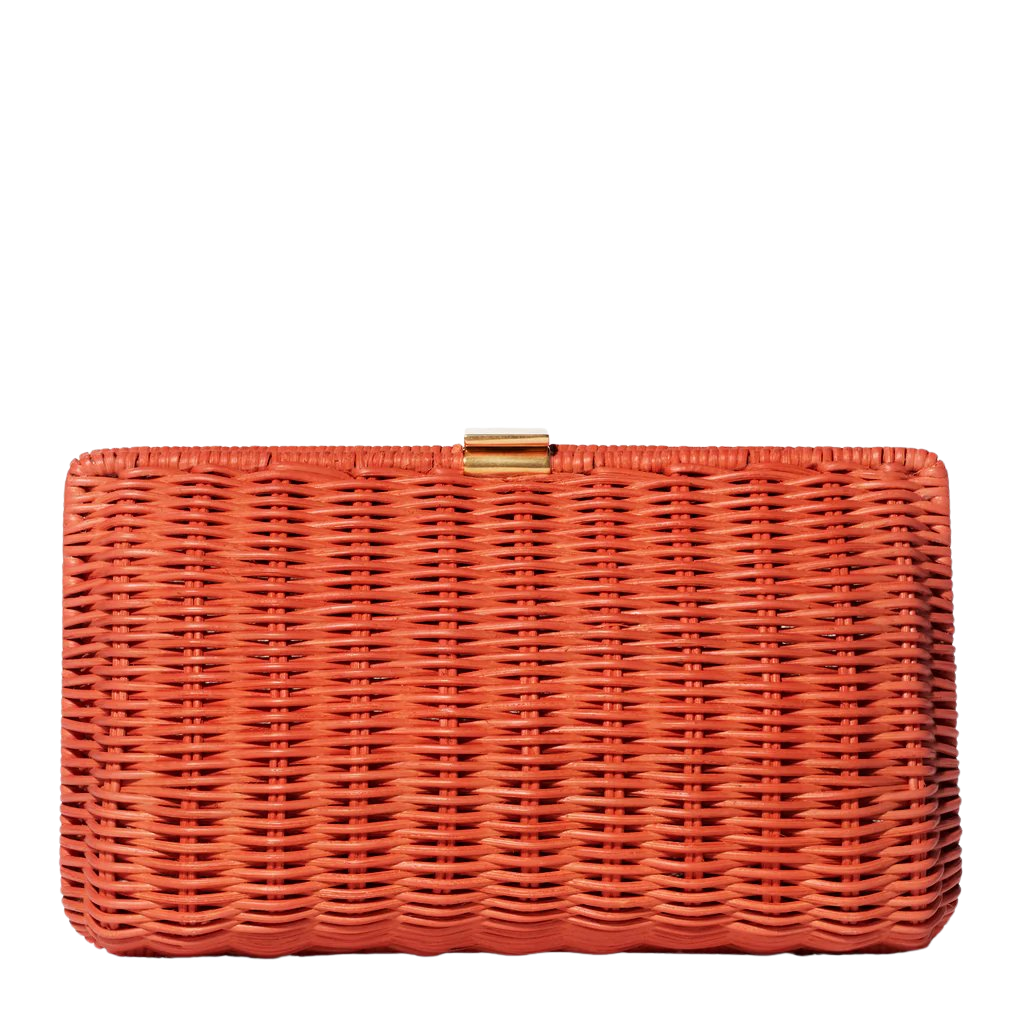 Adelina Wicker Clutch