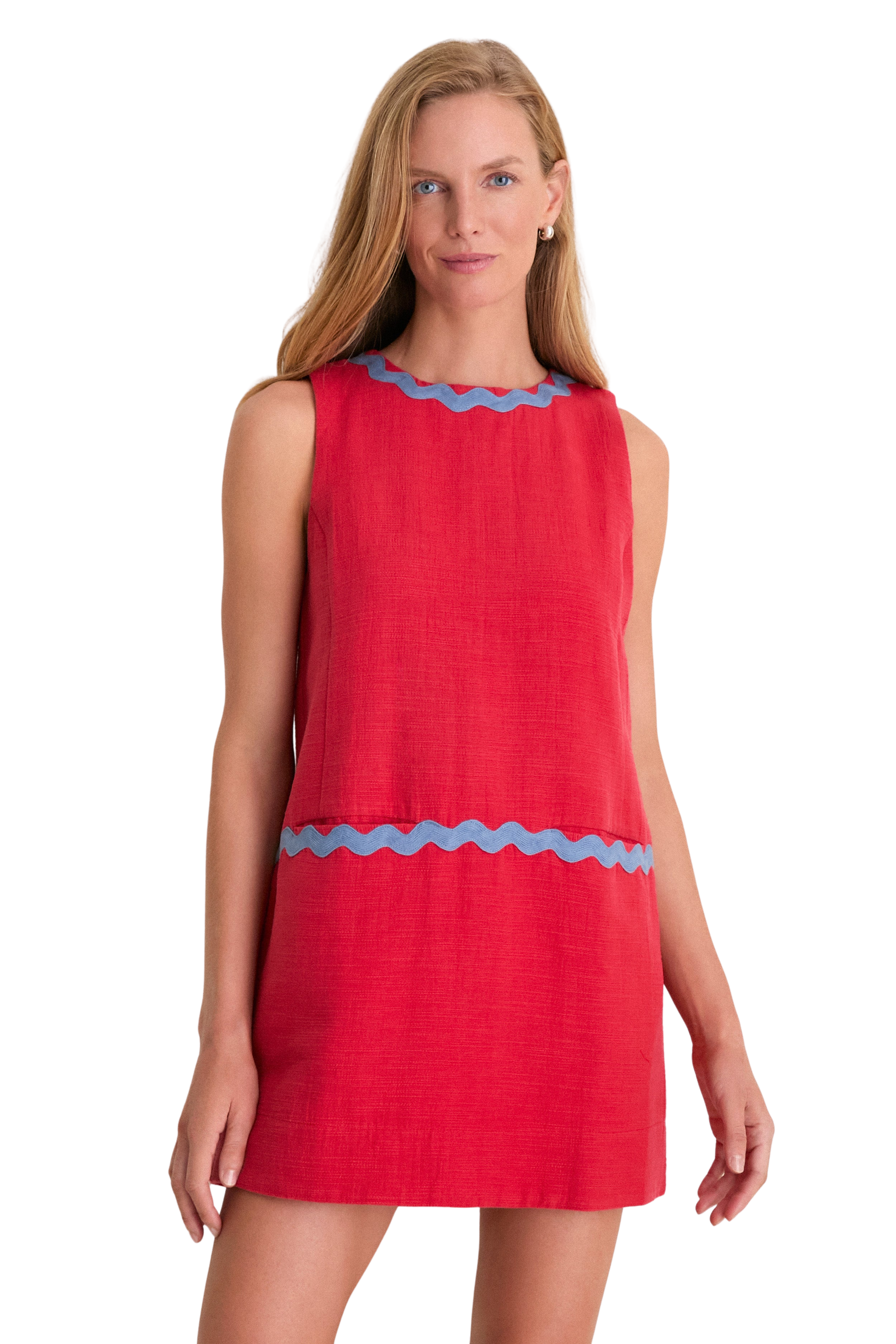 Cherry Ric Rac Corby Shift Dress