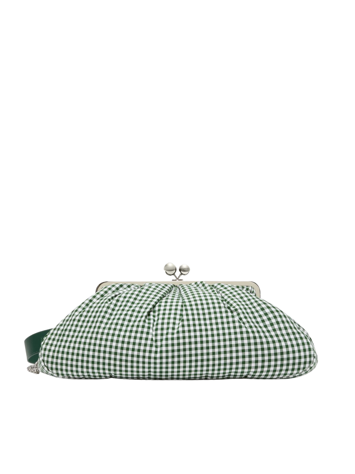 Large gingham cotton Pasticcino Bag