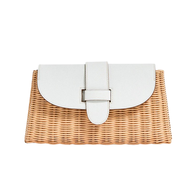 The Lady Clutch White