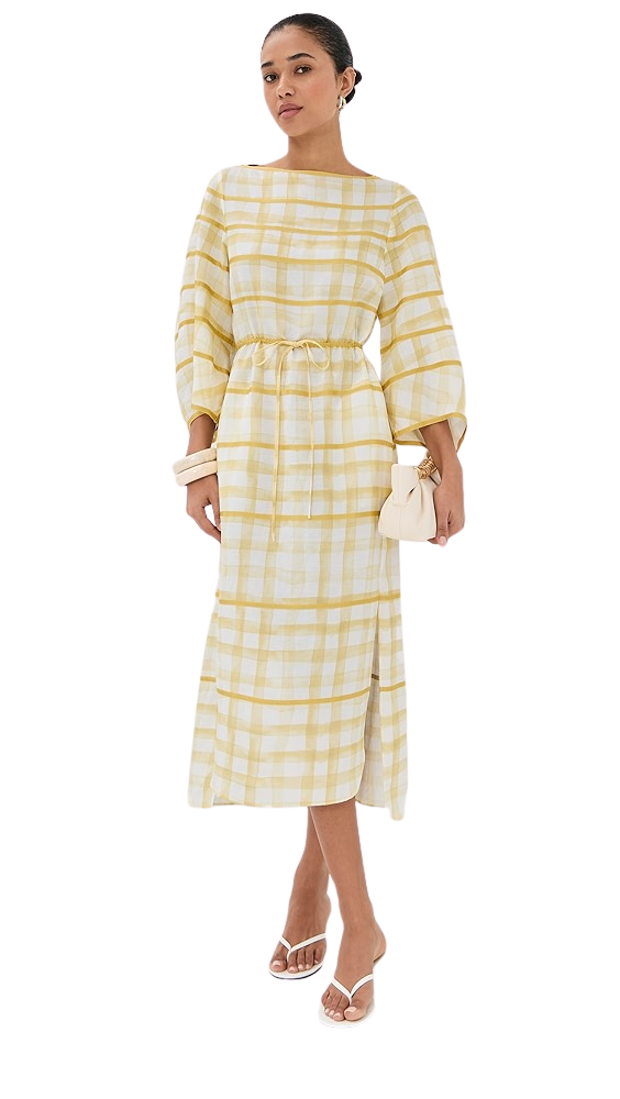Ribbon Caftan Dress