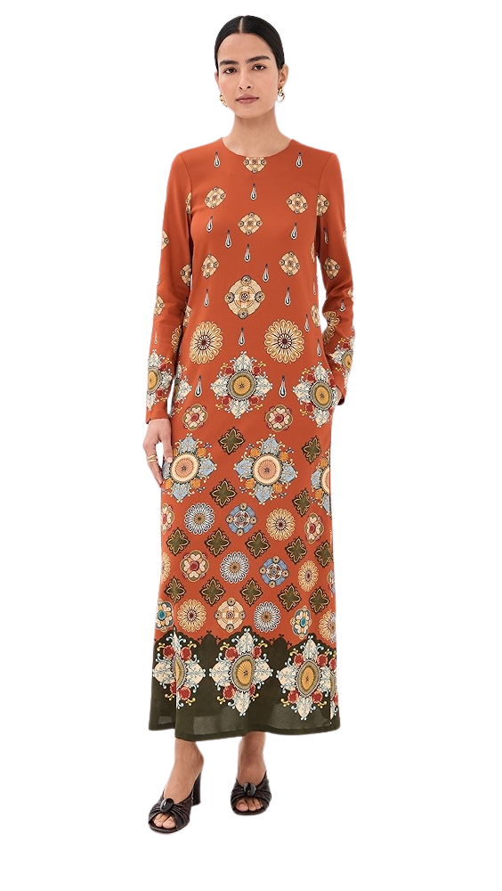 La DoubleJ Long Sleeve Swing Dress