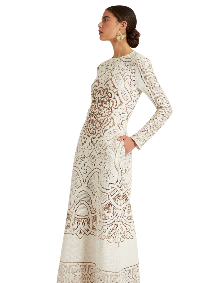 Lacey Long Sleeve Swing Dress