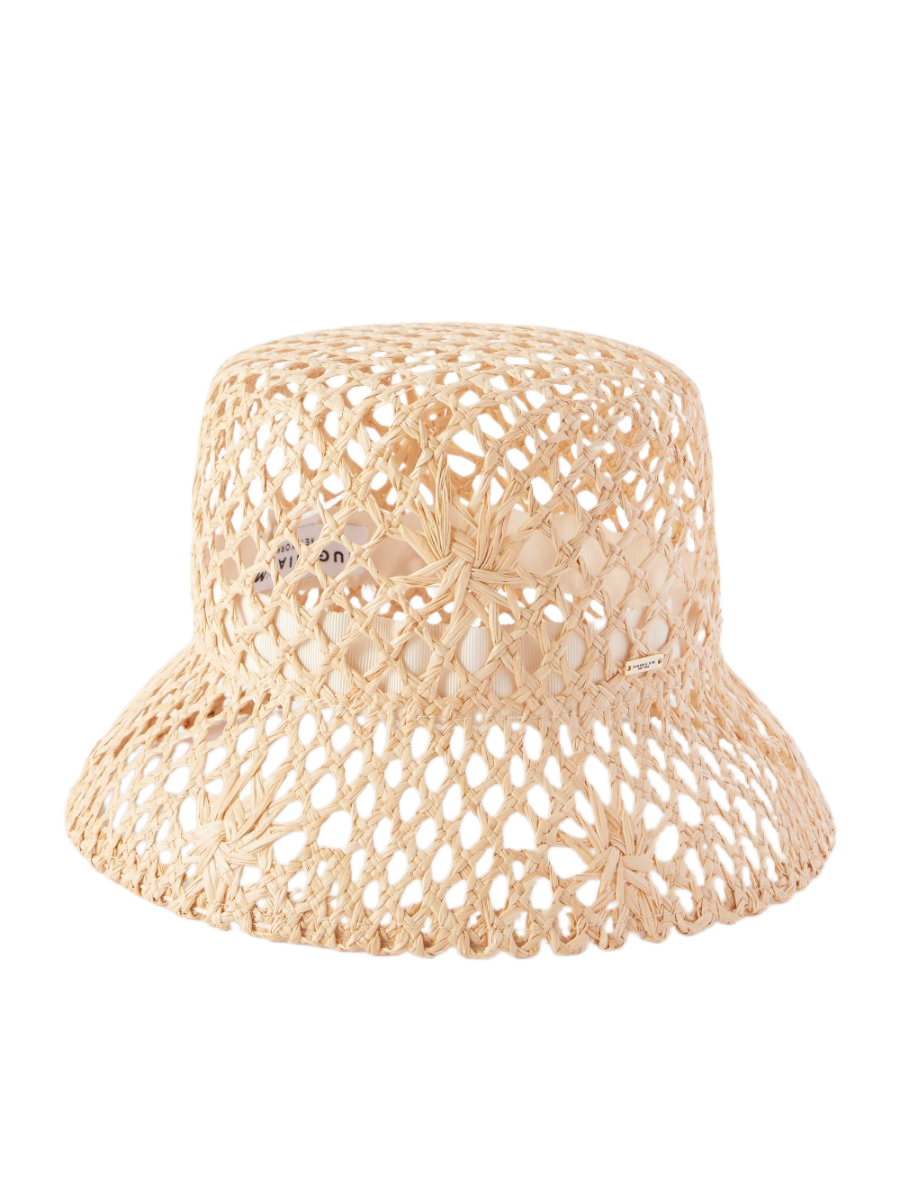 Jonah raffia bucket hat