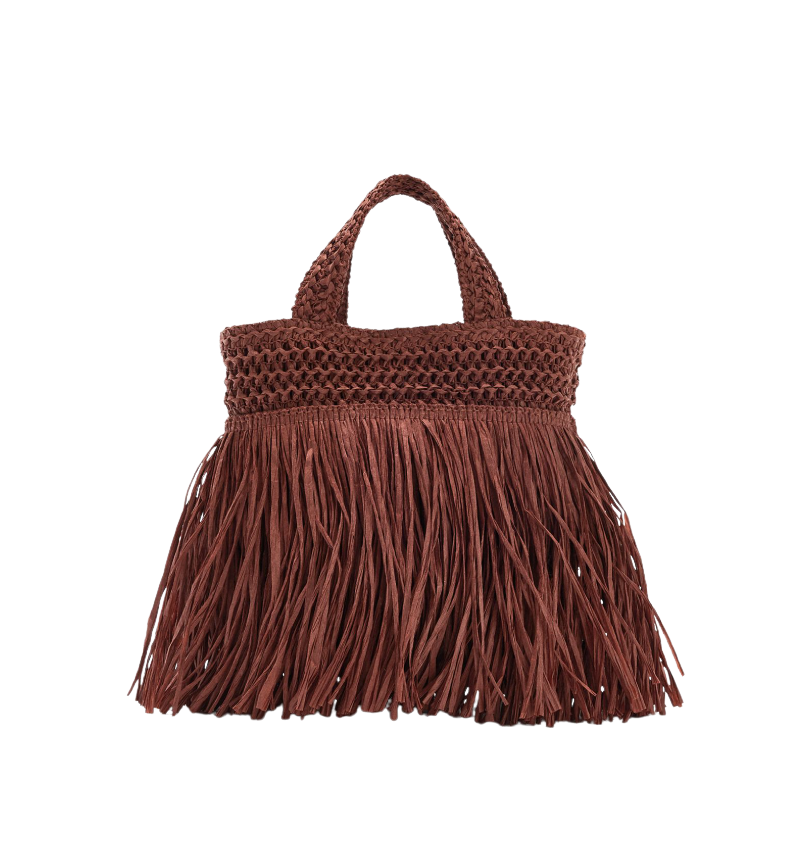FRINGED MINI HANDBAG