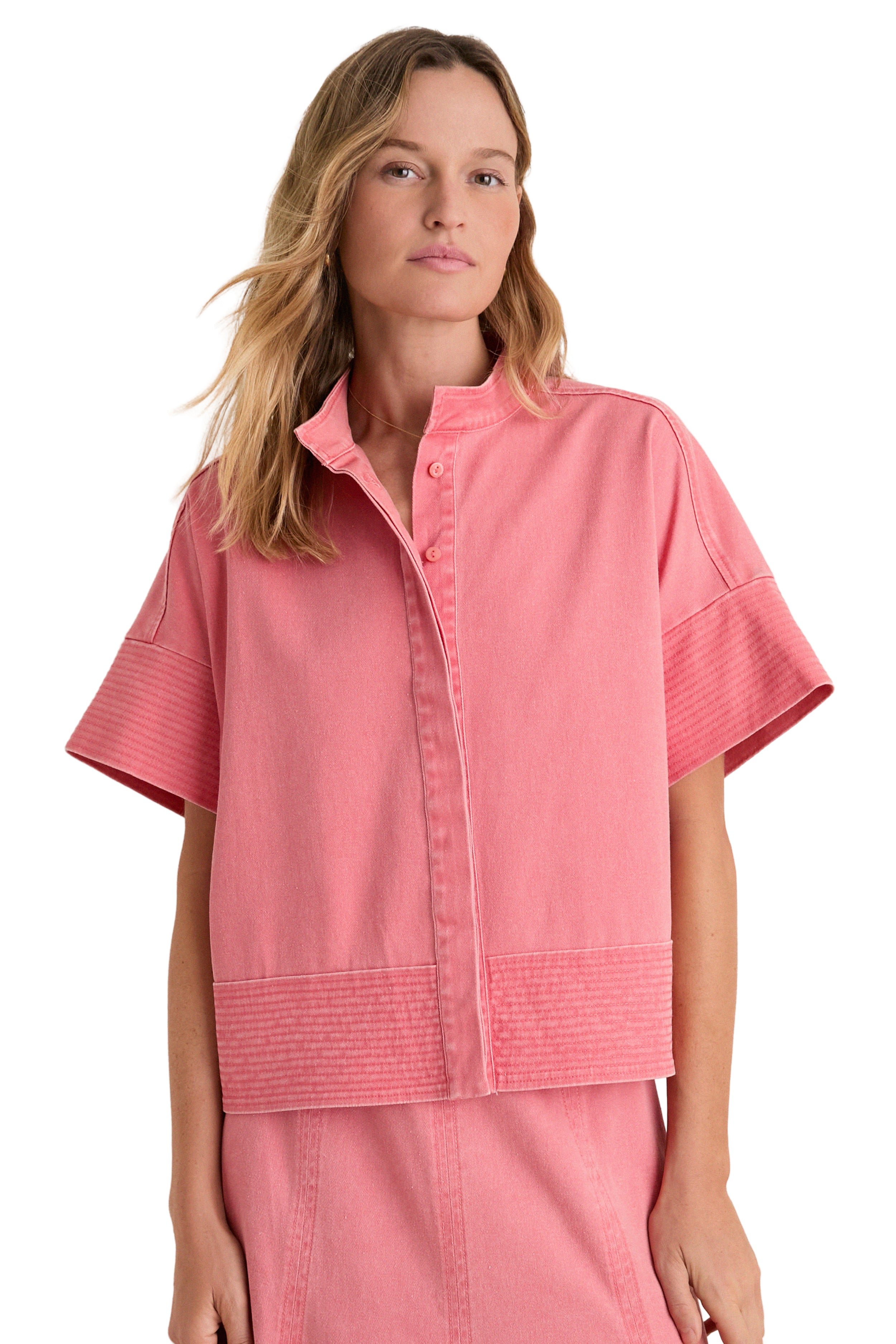 Nantucket Reds Stretch Twill Sofia Stitch Shirt