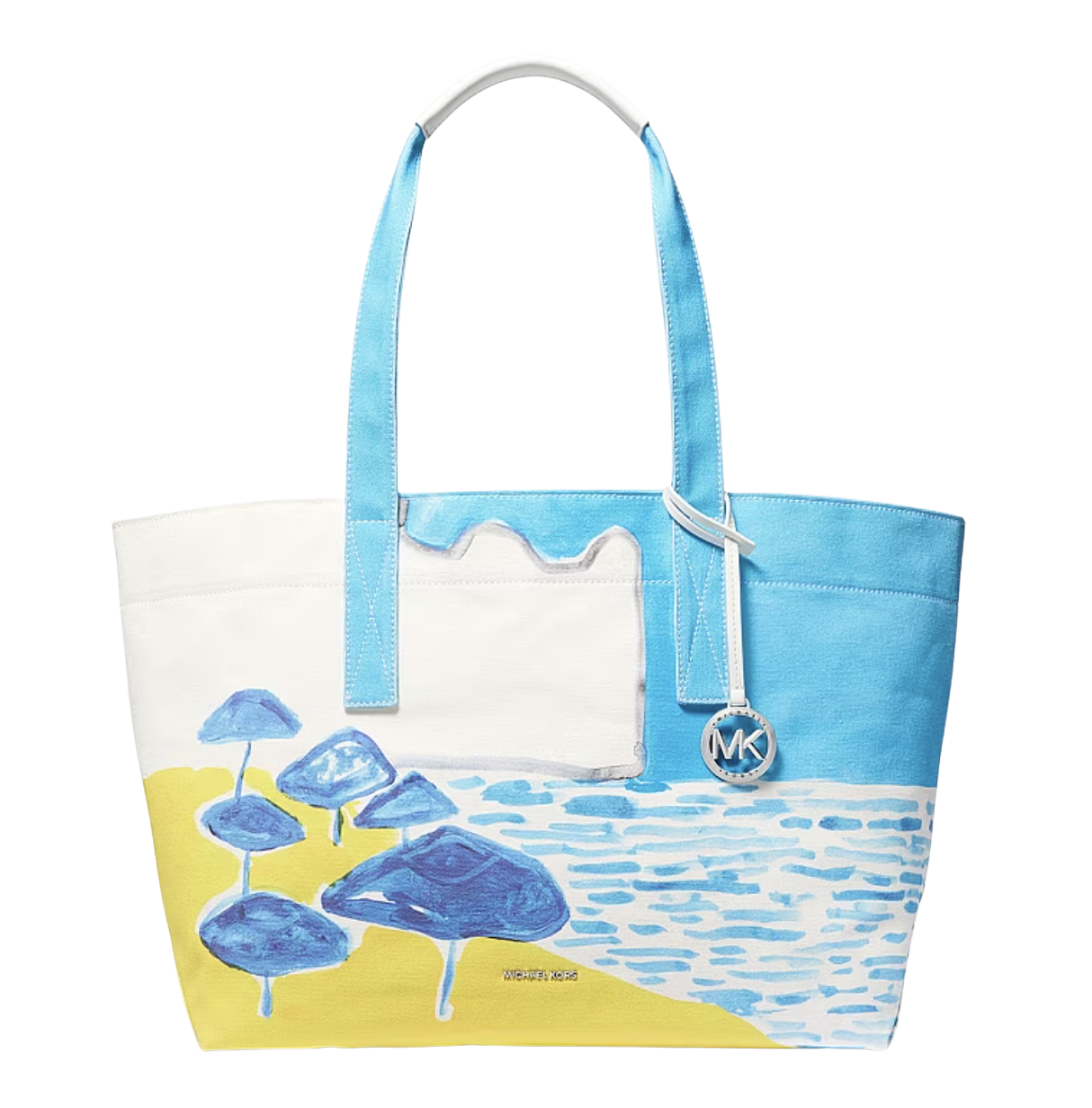 Michael Kors X Christina Zimpel Large Cotton Canvas Tote Bag