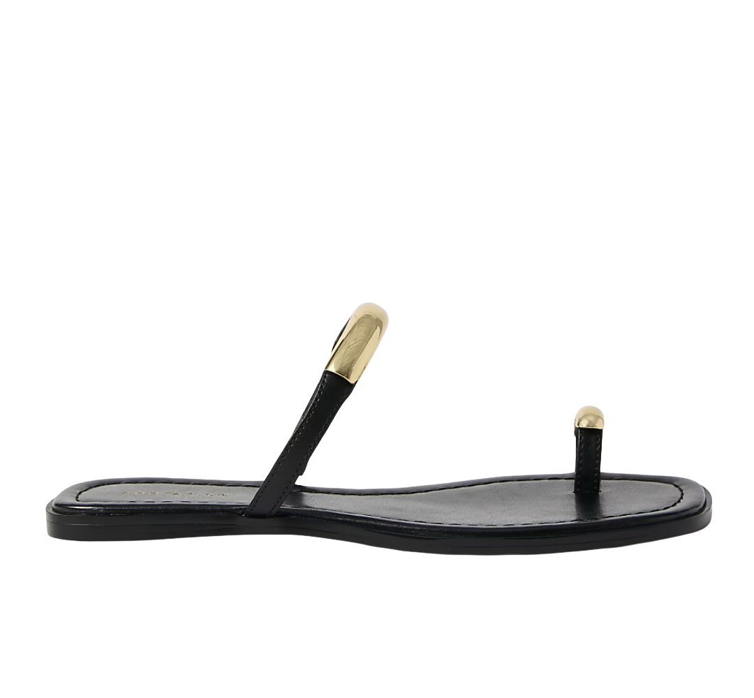 Leather Embellished Sandal