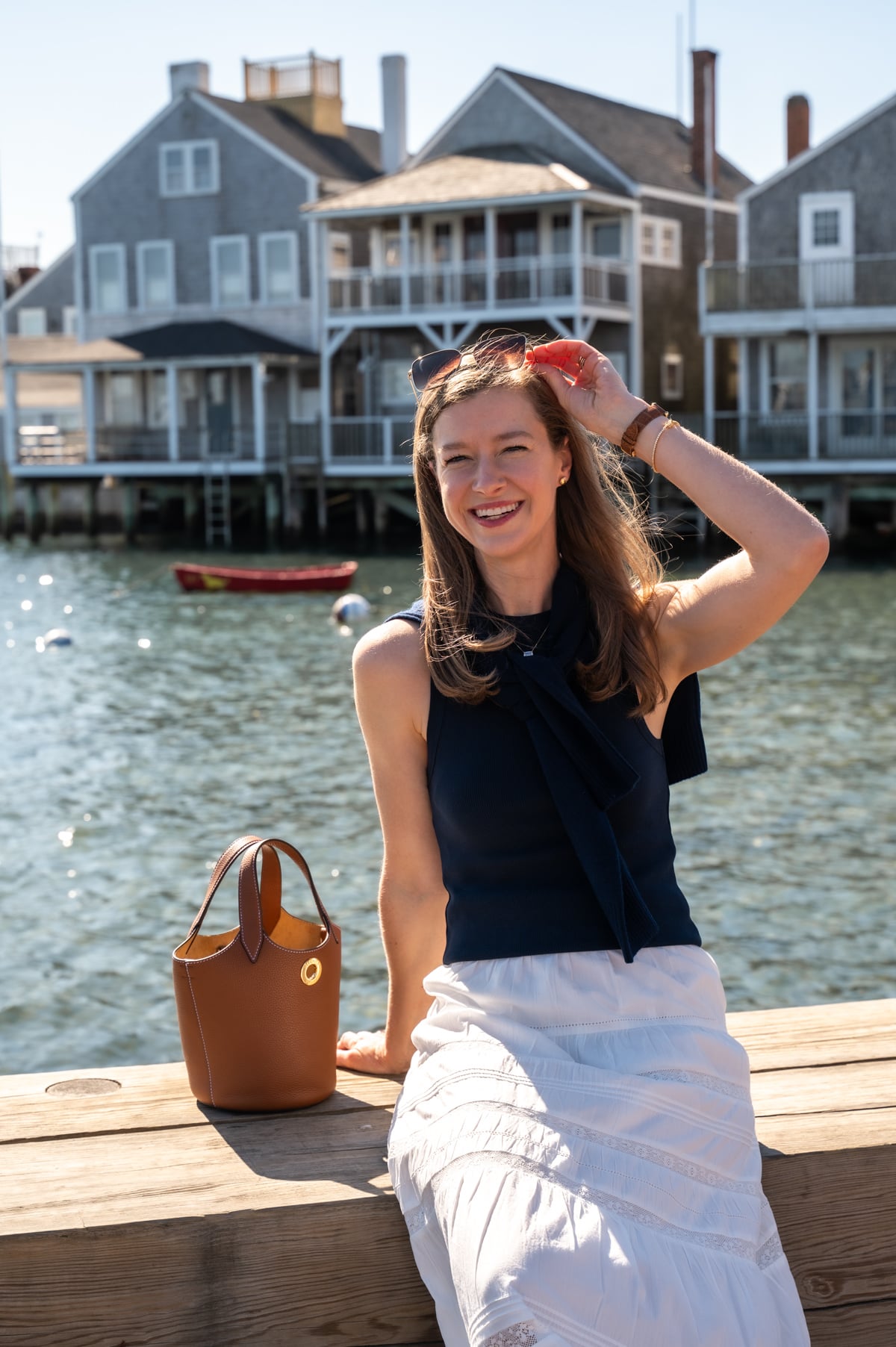 Timeless in Navy & White