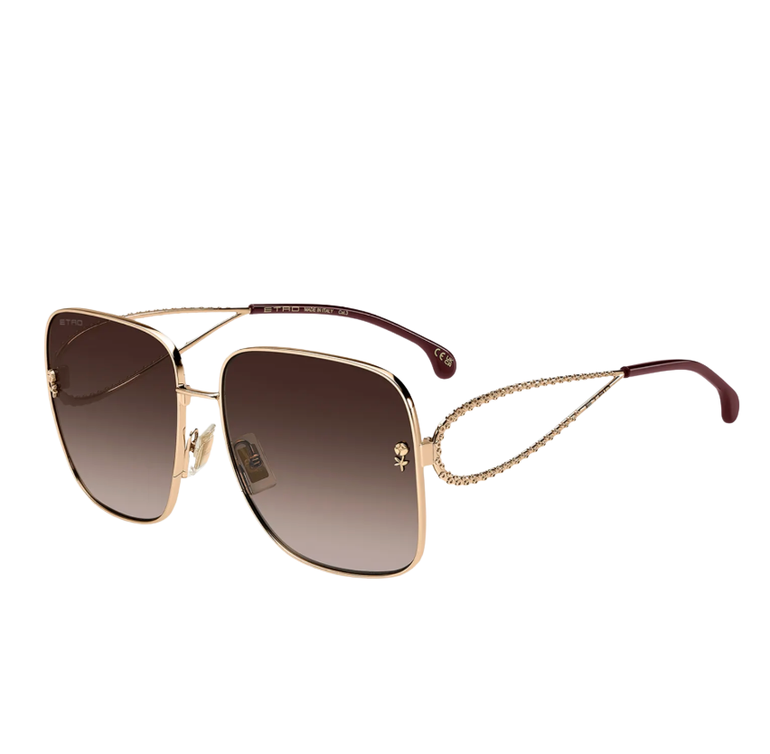 Etro Square Metal Sunglasses