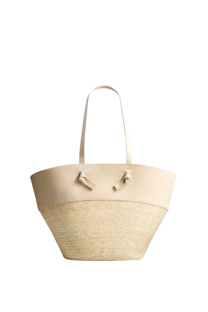 Knot Basket Large in Macademia
