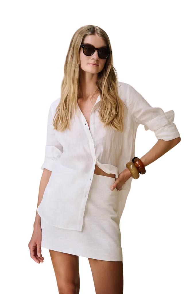 Gidget Mini Cotton Slub - Blanc