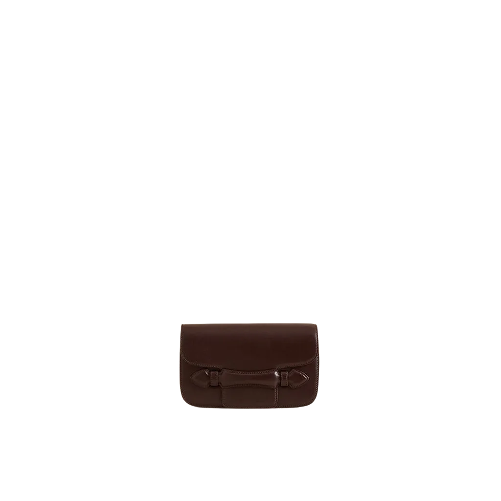 Romy Clutch in Chocolate