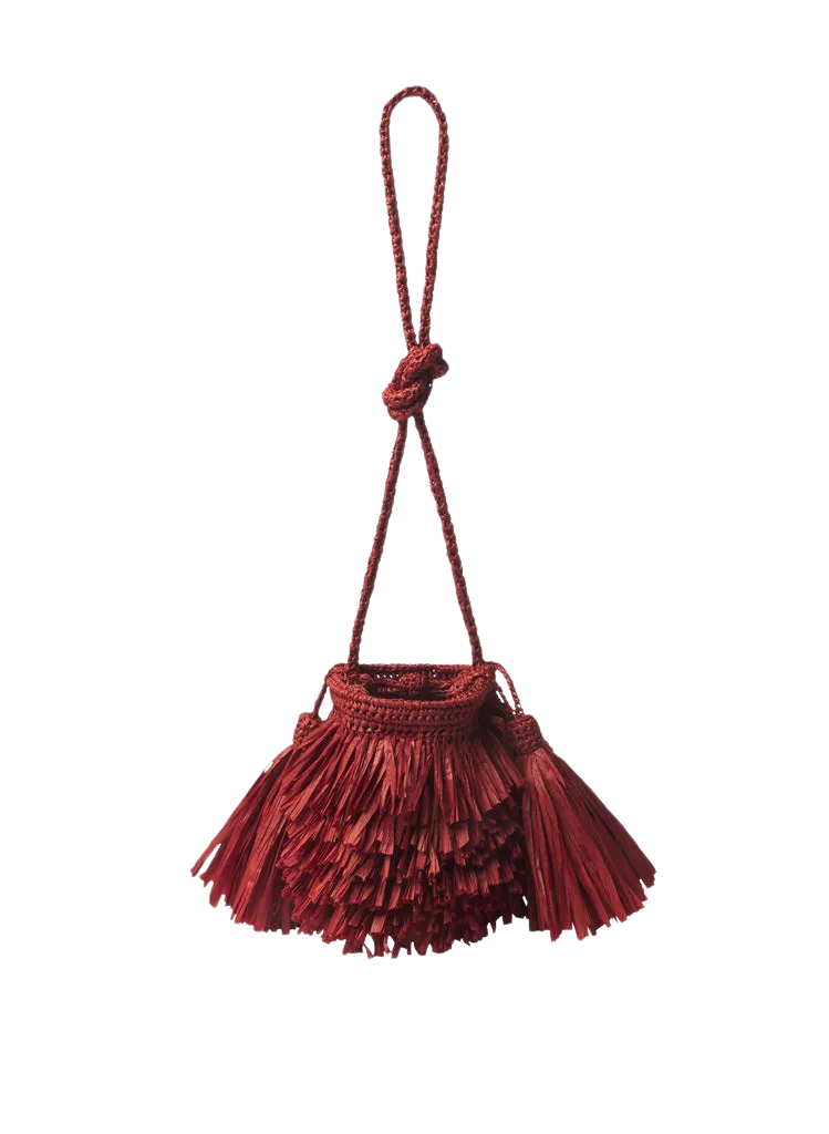 Sasha Raffia Bucket Bag