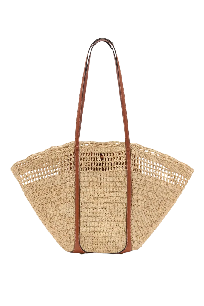 Marina Raffia Tote - Natural