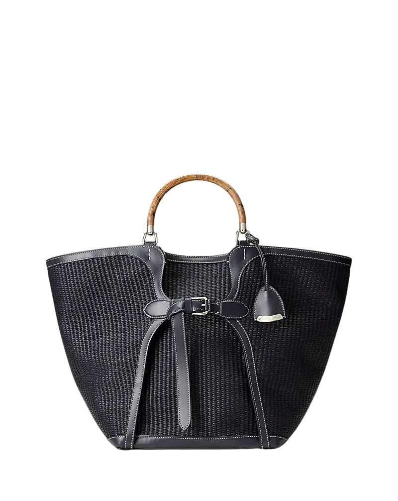 The Ralph Braided Raffia Large Tote