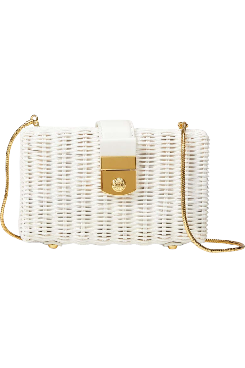 Lock Rattan Box Clutch