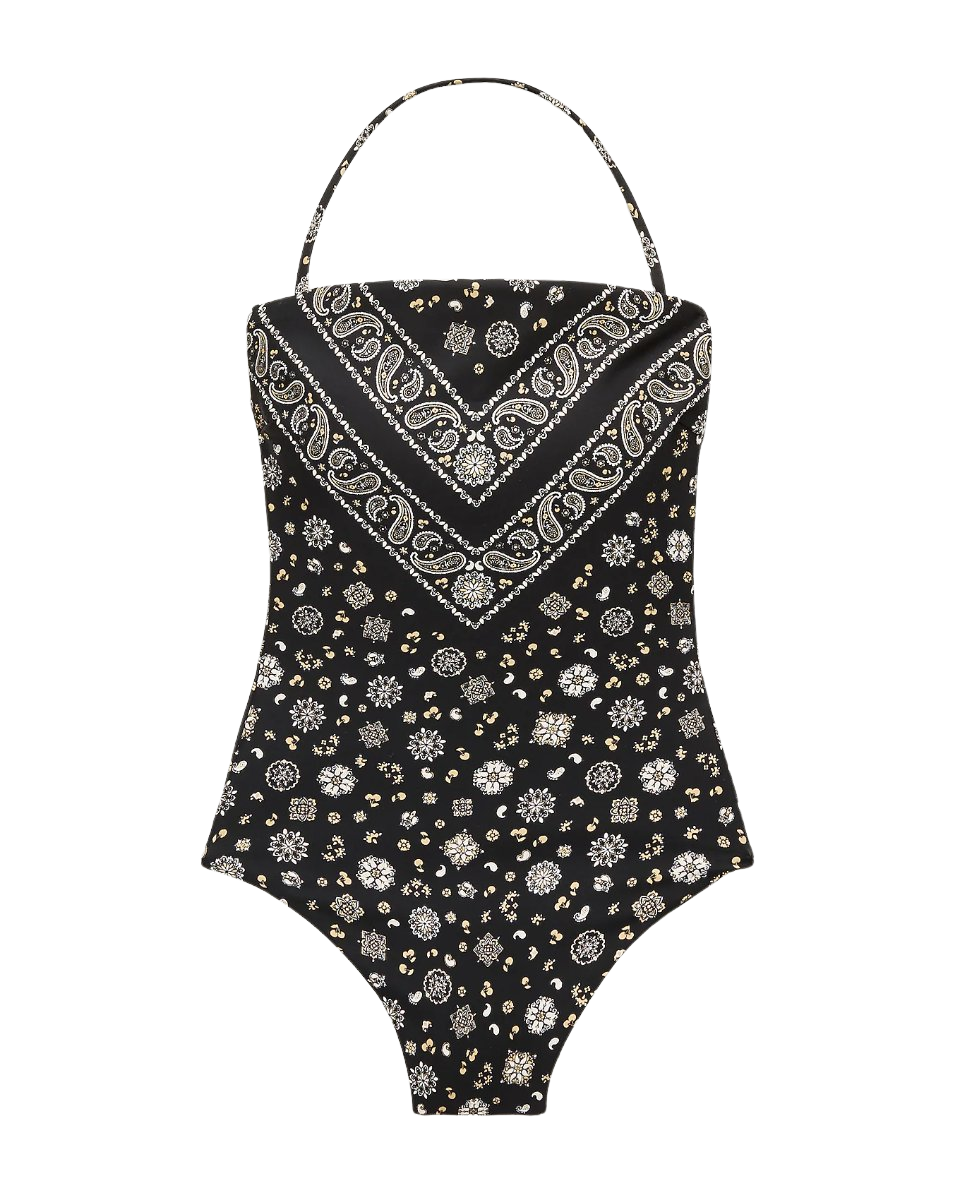 Gemma one-piece in bandana-print