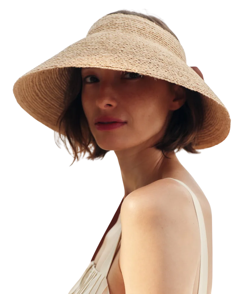 Shore Raffia Visor