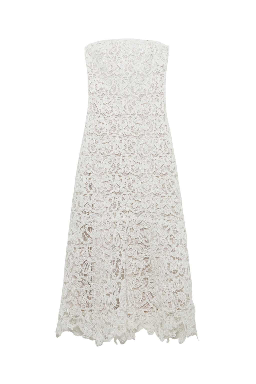 Sera Floral Raffia Bustier Midi Dress