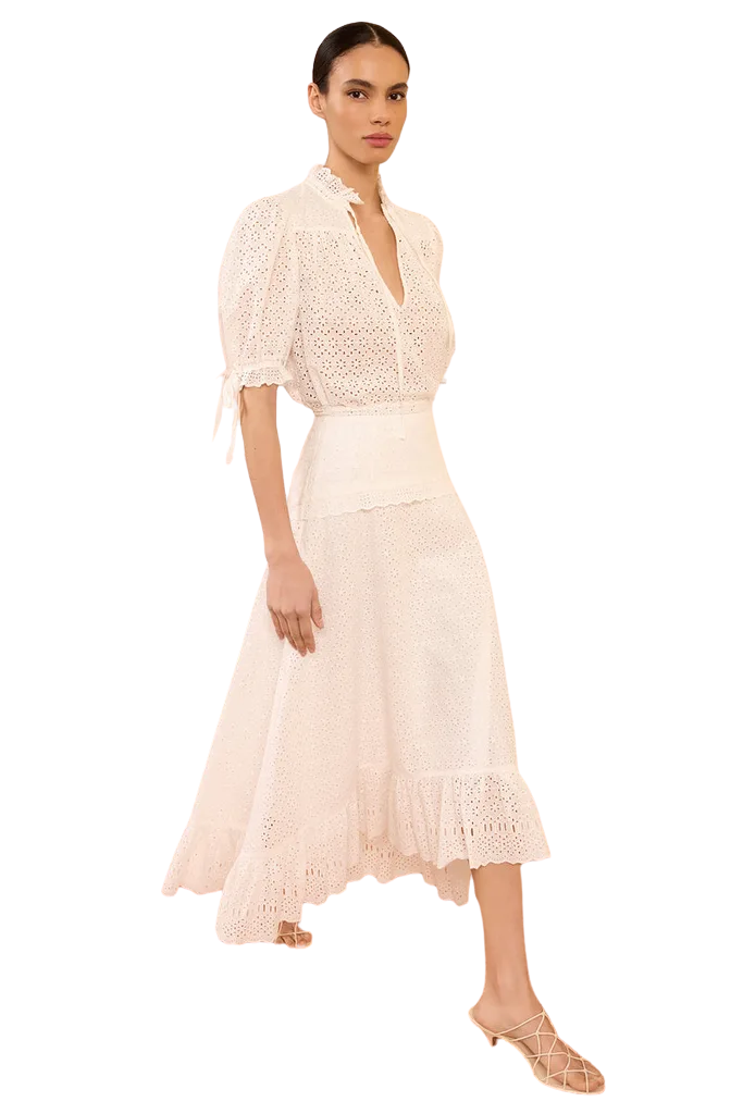 Violetta Cotton Skirt - Pristine