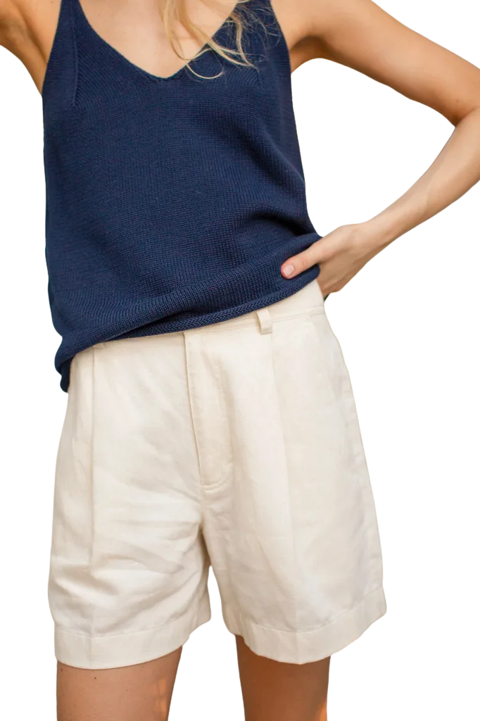 Maisie Trouser Shorts - Ivory