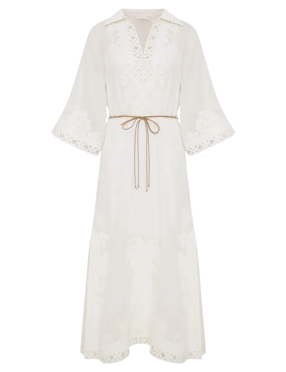 Indra Embroidered Maxi Dress
