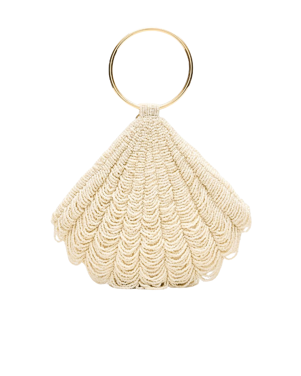 Beaded shell bag