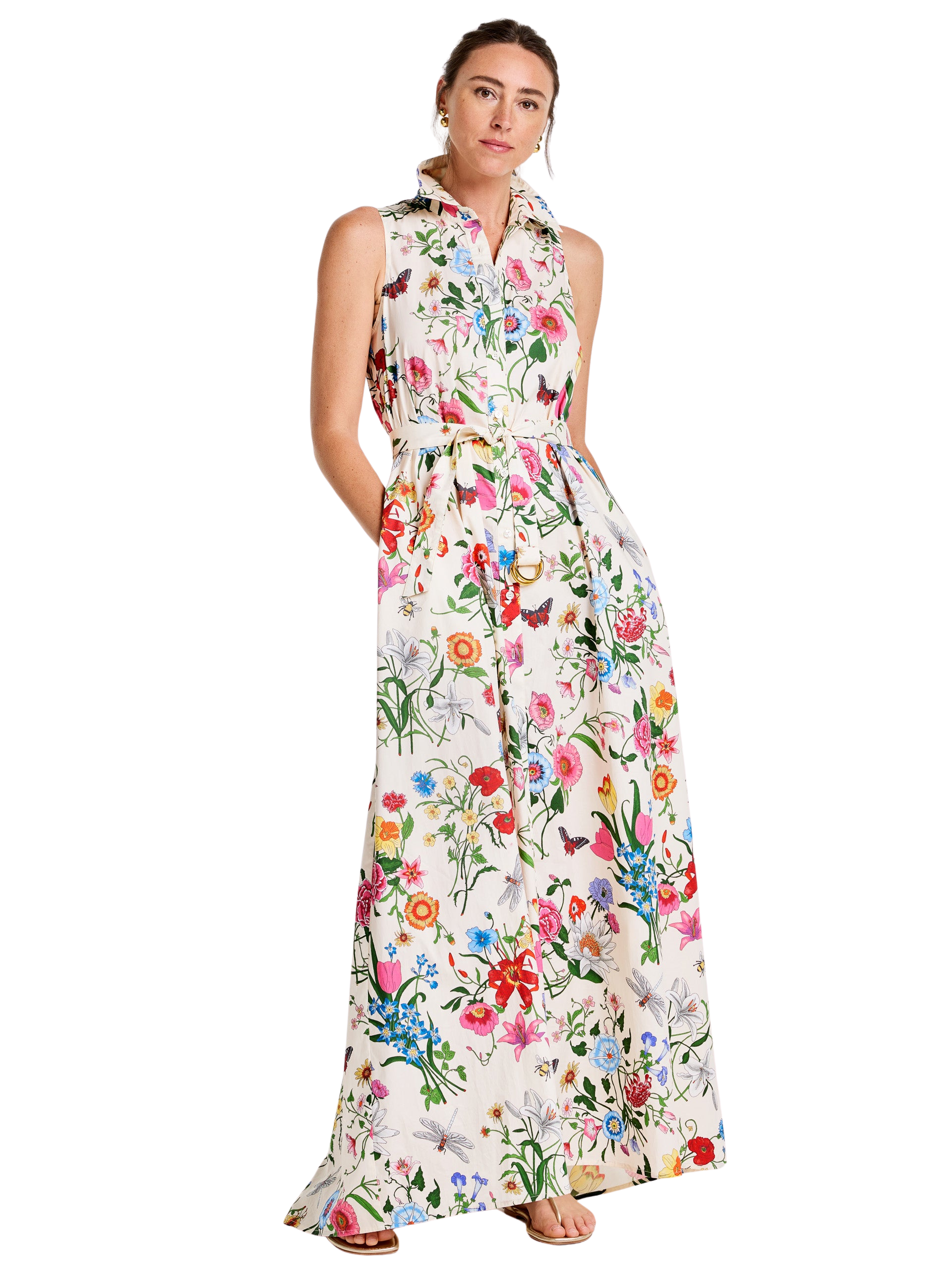 Audrey Dress in Dragonfly Garden