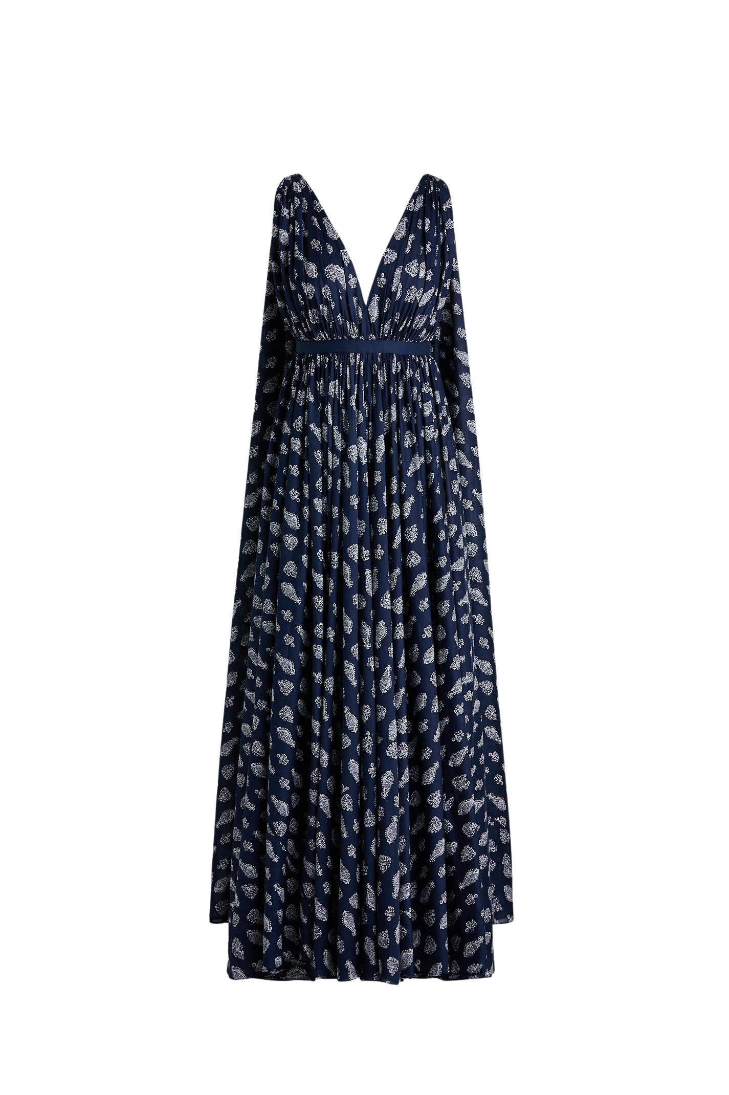 Polished Voile Paisley Gown