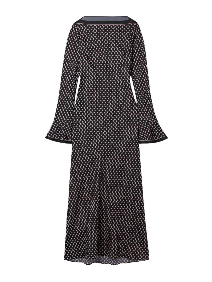 DÔEN Davina paisley-print silk-blend twill midi dress