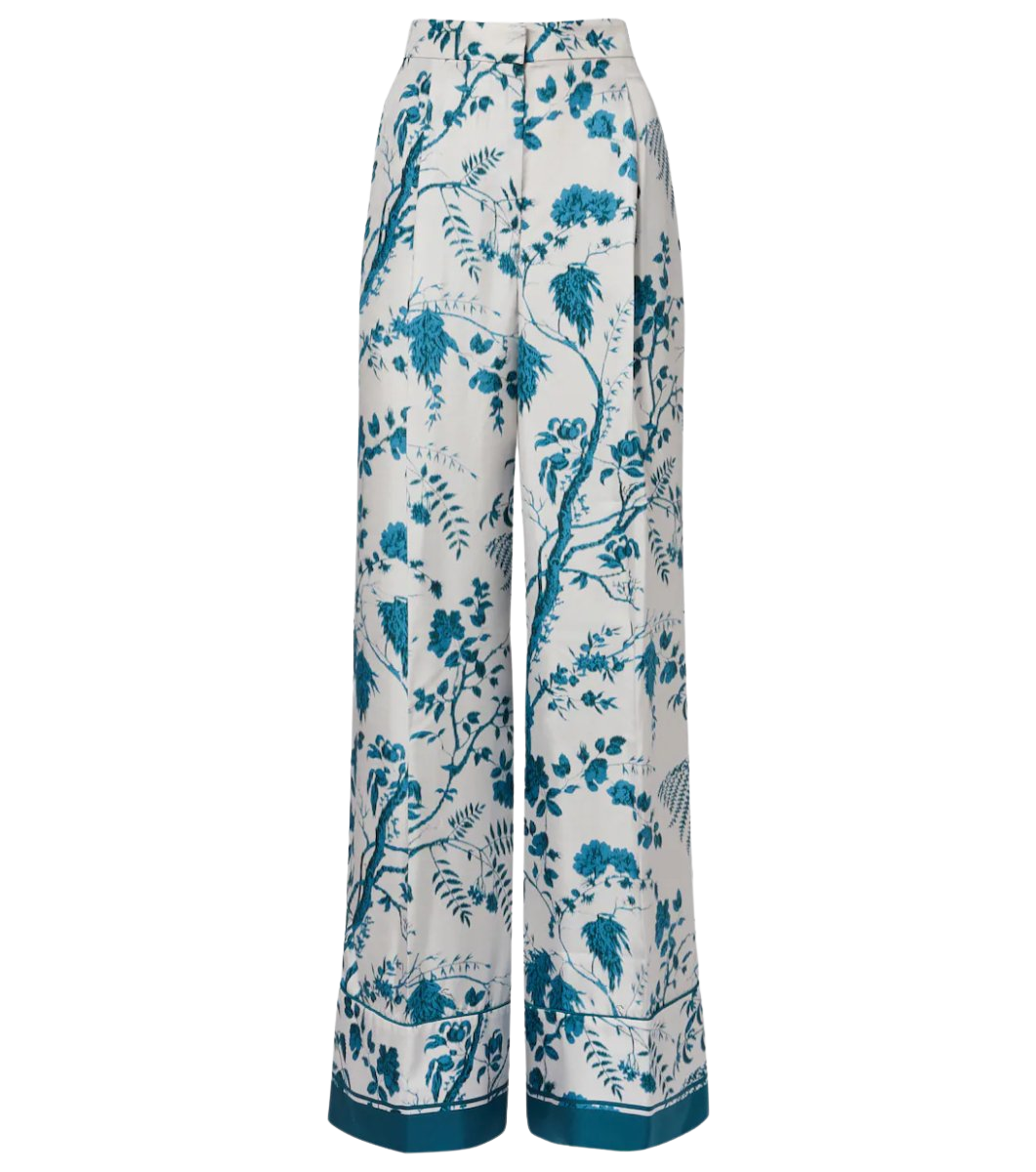 Erdem Floral silk pajama pants