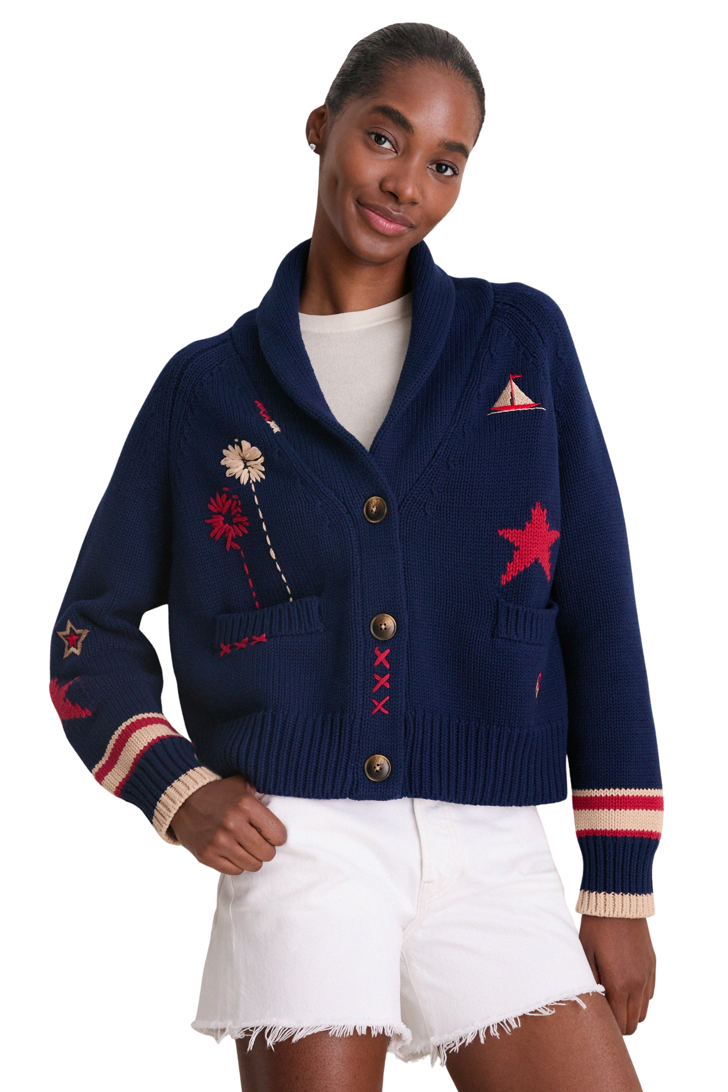 Americana Fireworks Liberty Cardigan