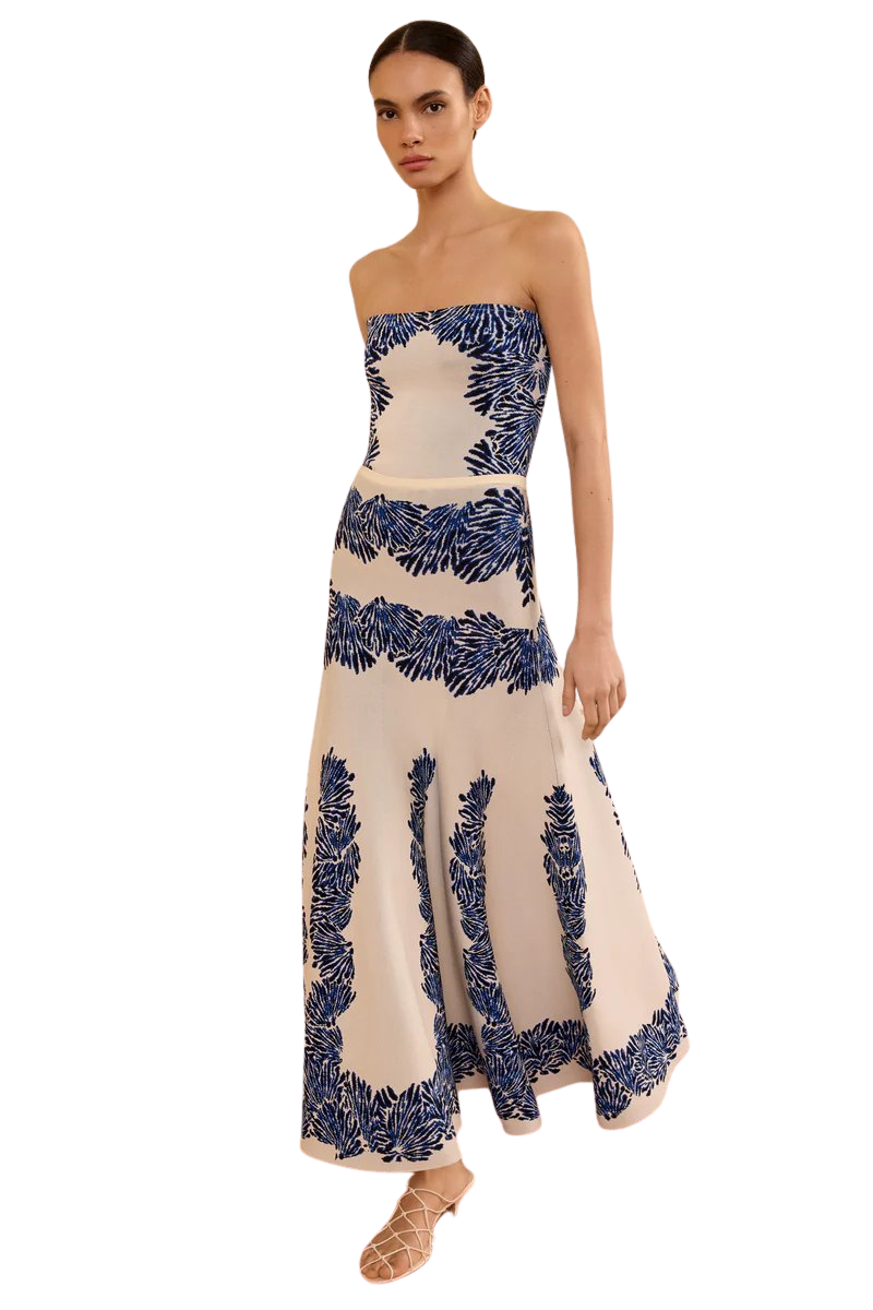 Alessia Knit Jacquard Skirt