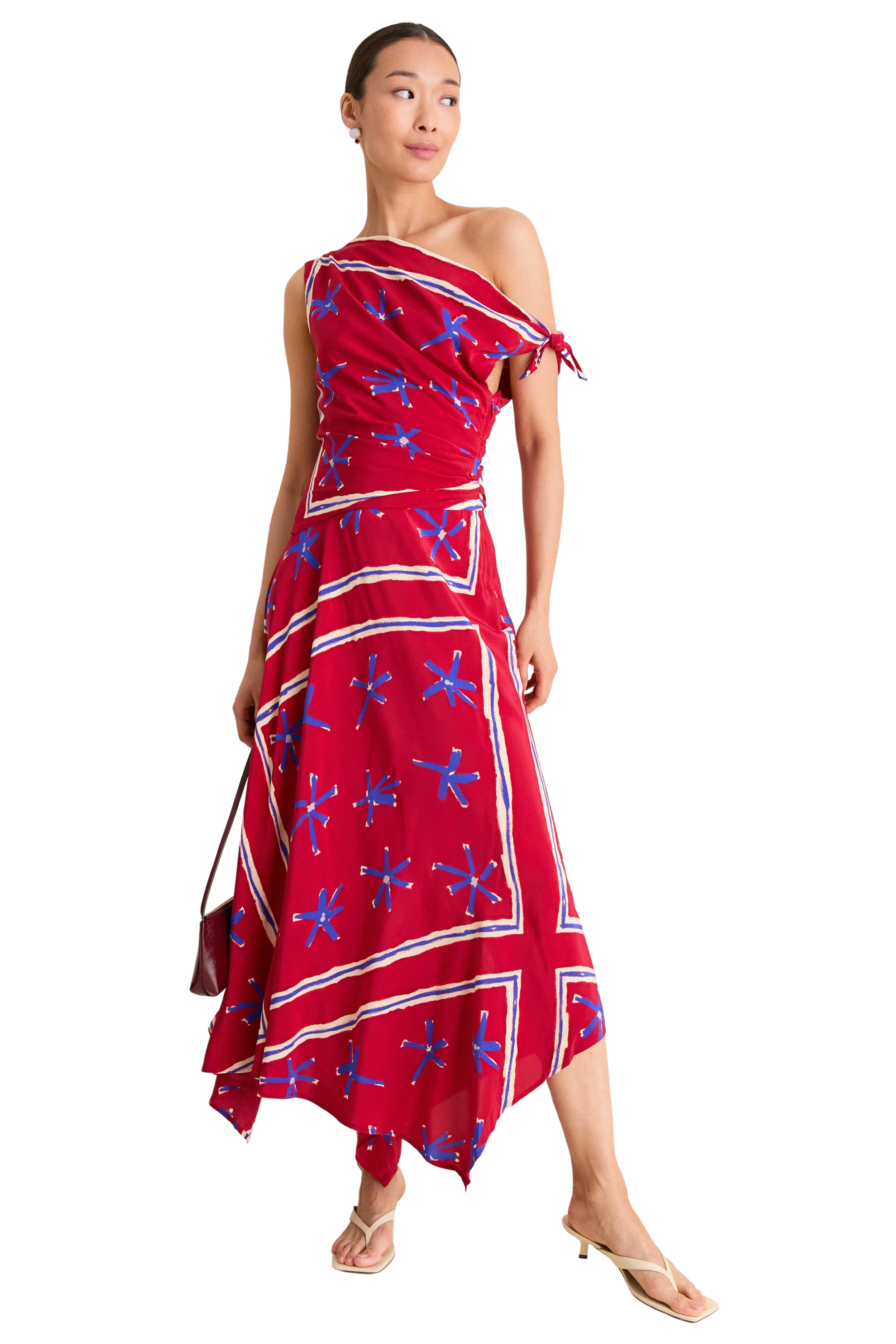 Painted Foulard Portia Dress