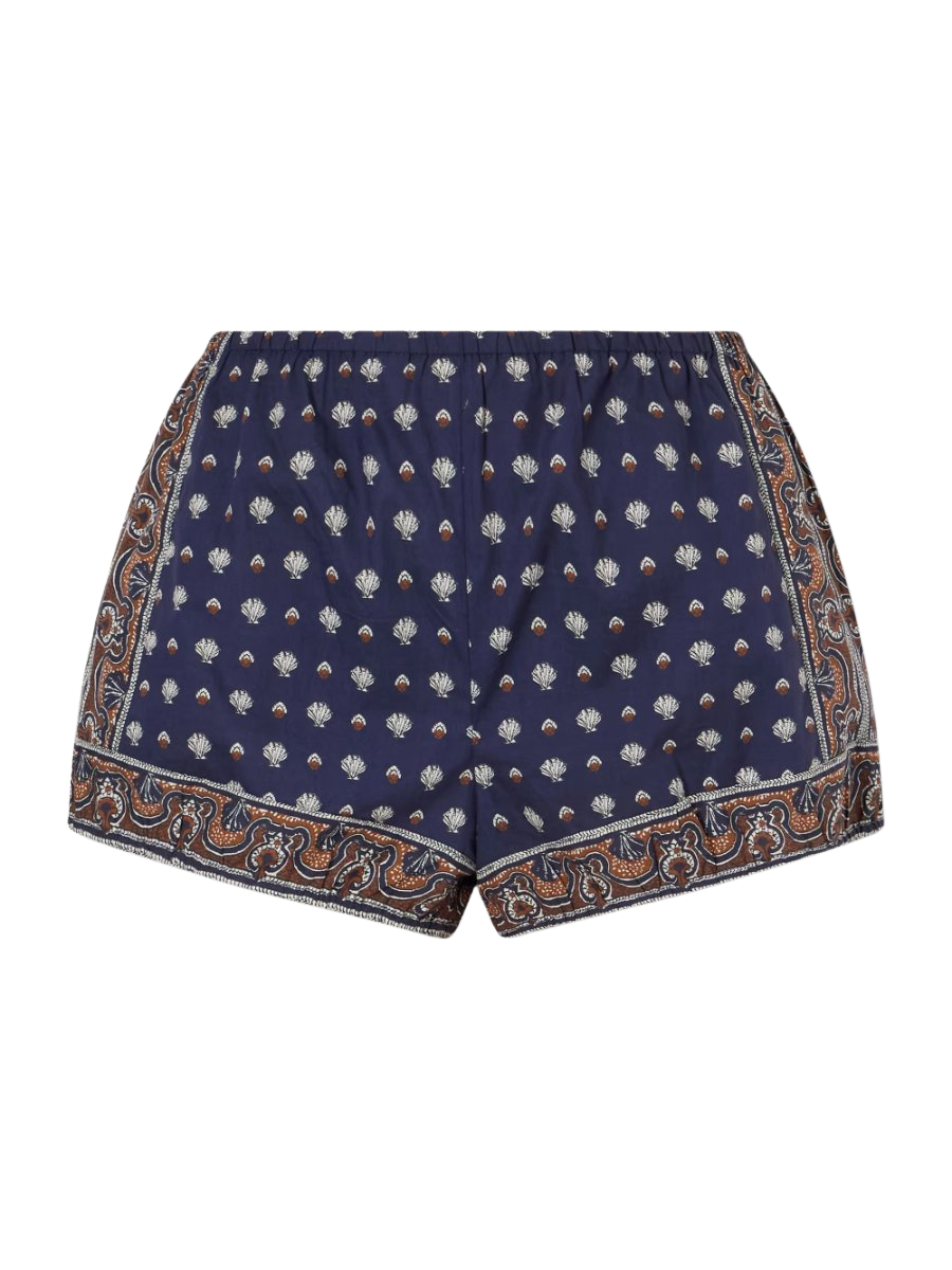 DÔEN Vienna printed cotton shorts