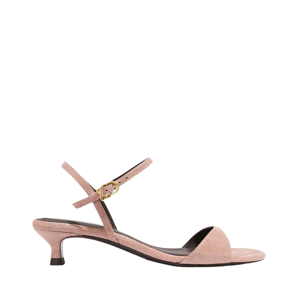 The Lotto 35 - Rose Lizard Embossed Suede