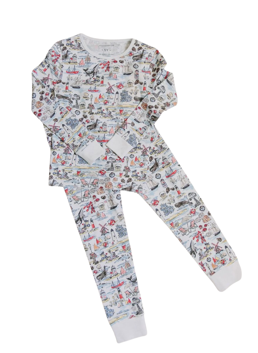 Children's Two Piece Organic Pajamas - Voyager's Lens
