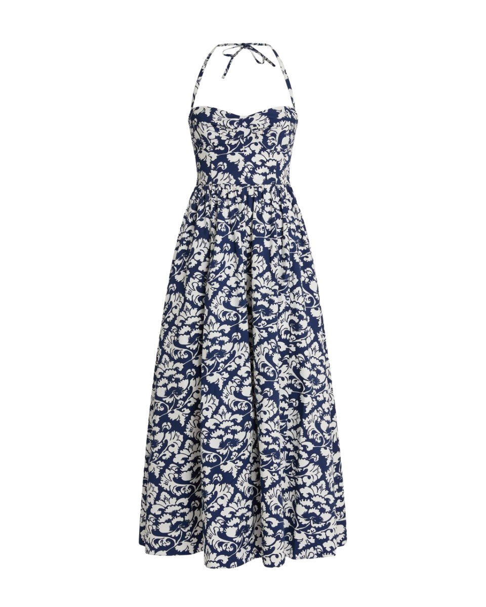 Johanna Dress in Lotus Flower Print