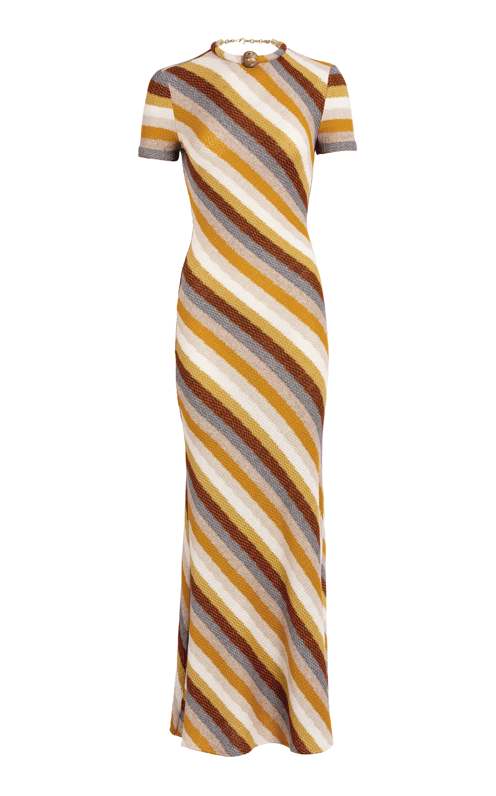 Allie Jewel-Detailed Knit Maxi Dress