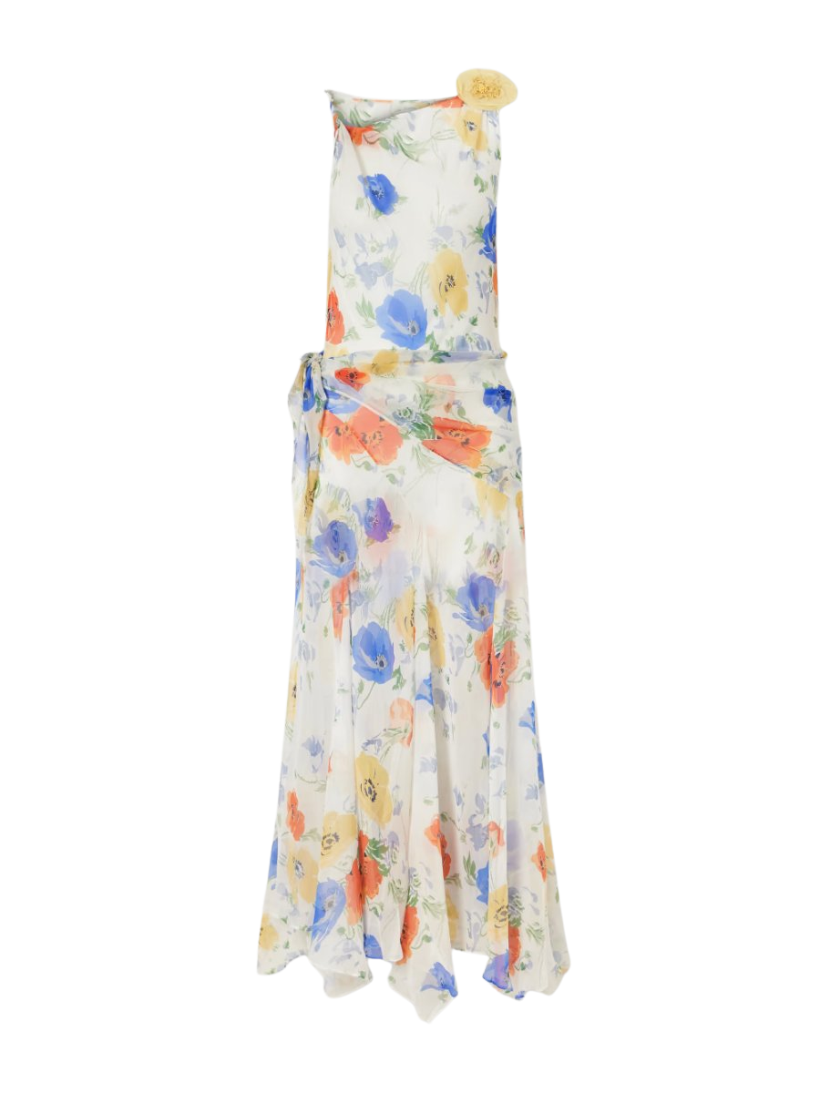 Zephrine floral-print silk-chiffon maxi dress