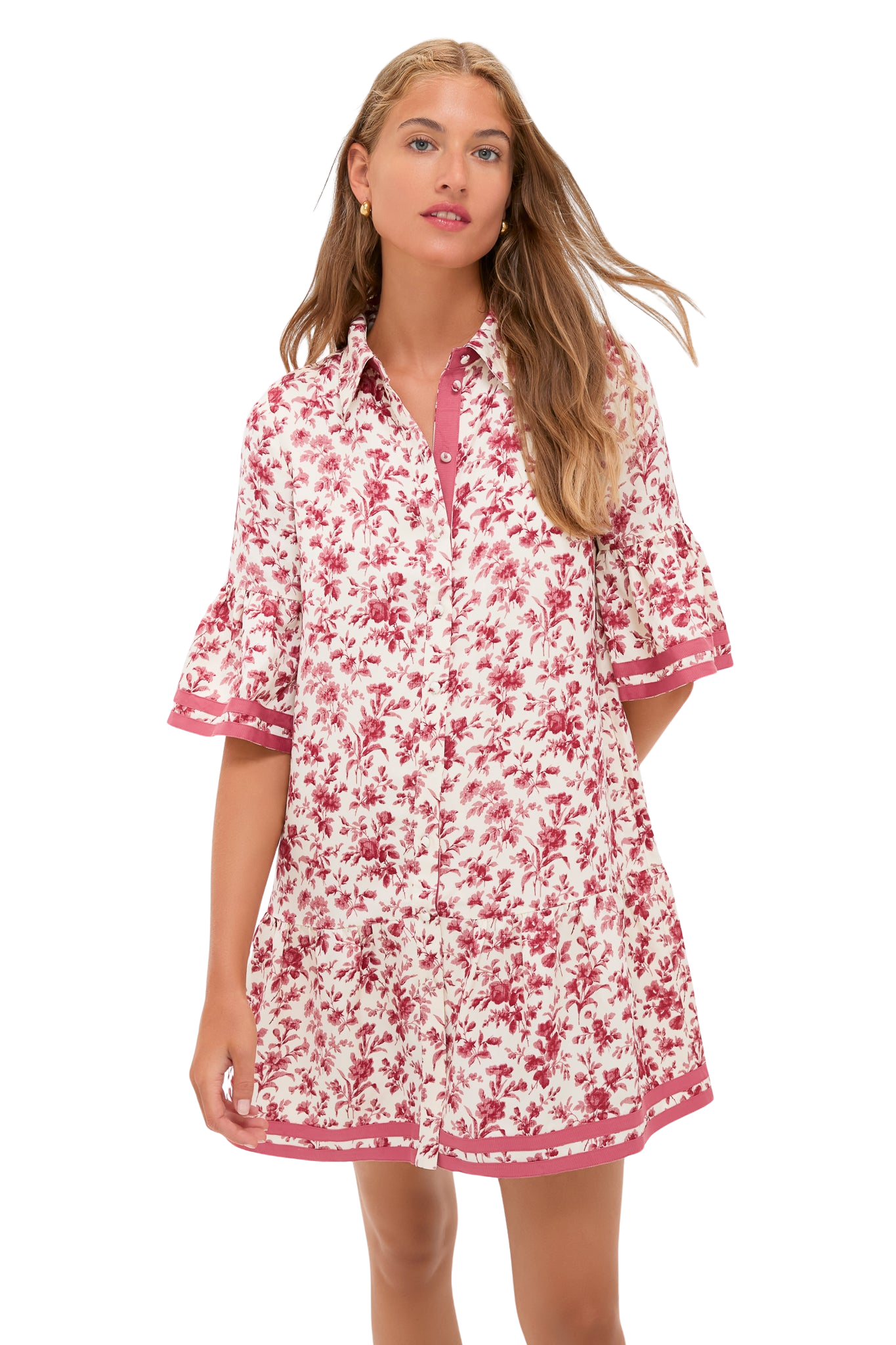 Pomegranate Bloom Rowe Dress