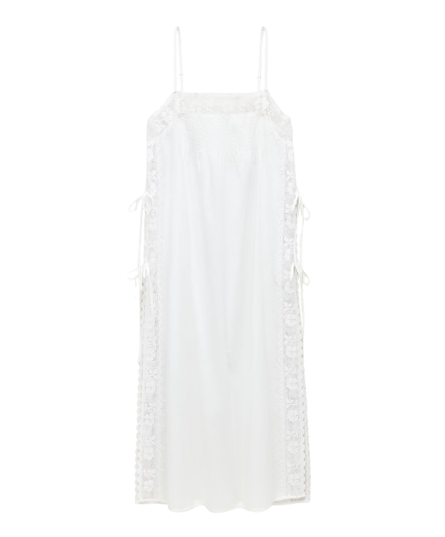 Side-tie tunic dress