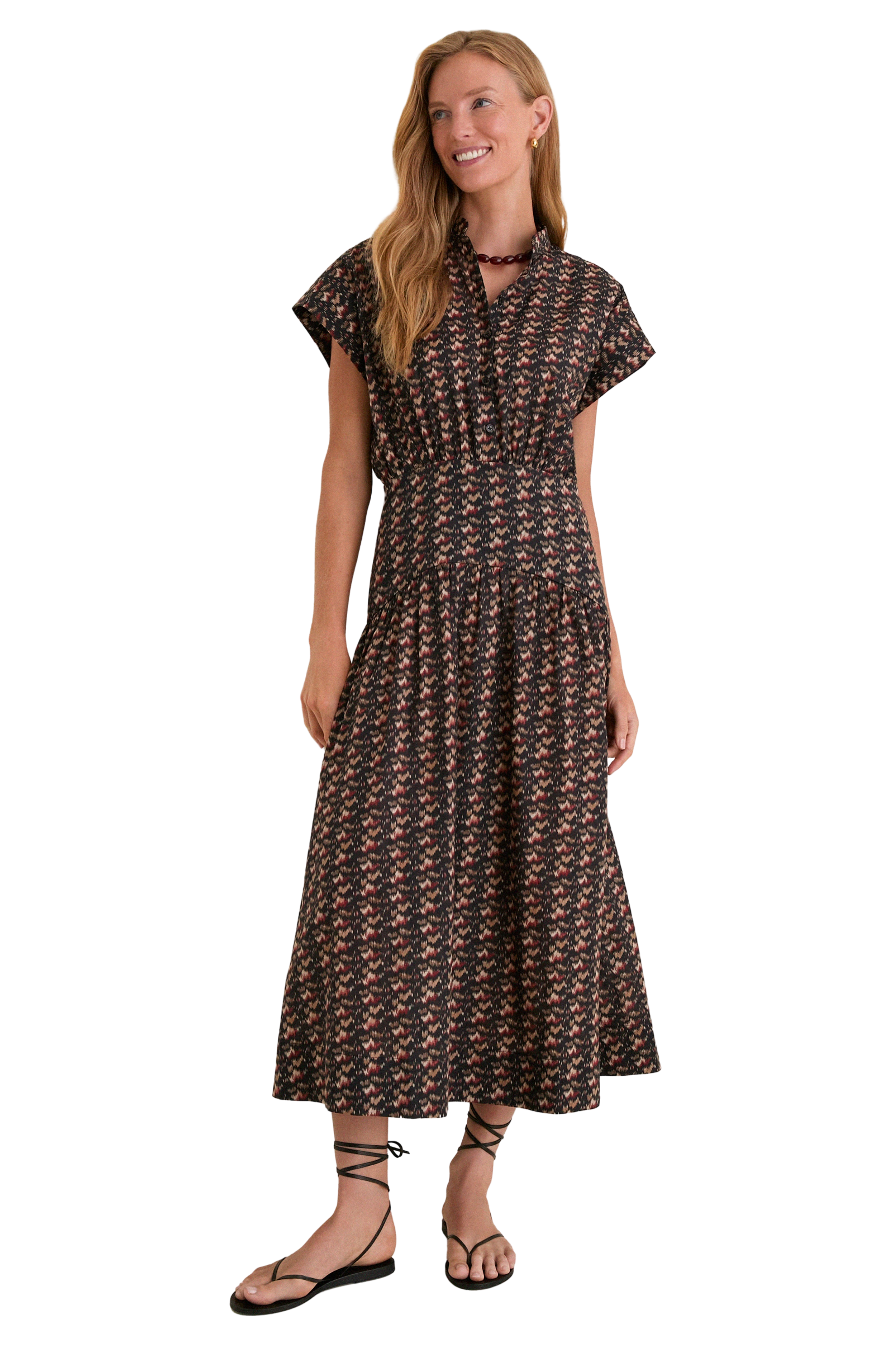 Abstract Alps Como Dress