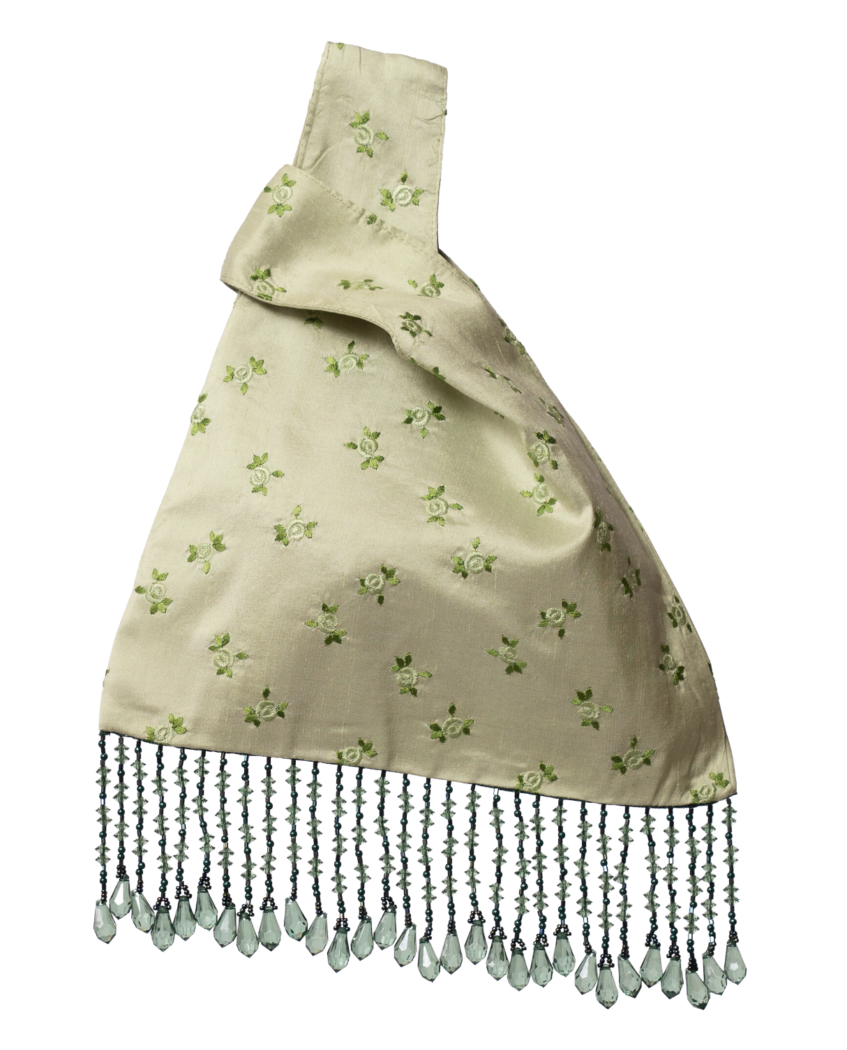 The Garden Bag In Embroidered Silk