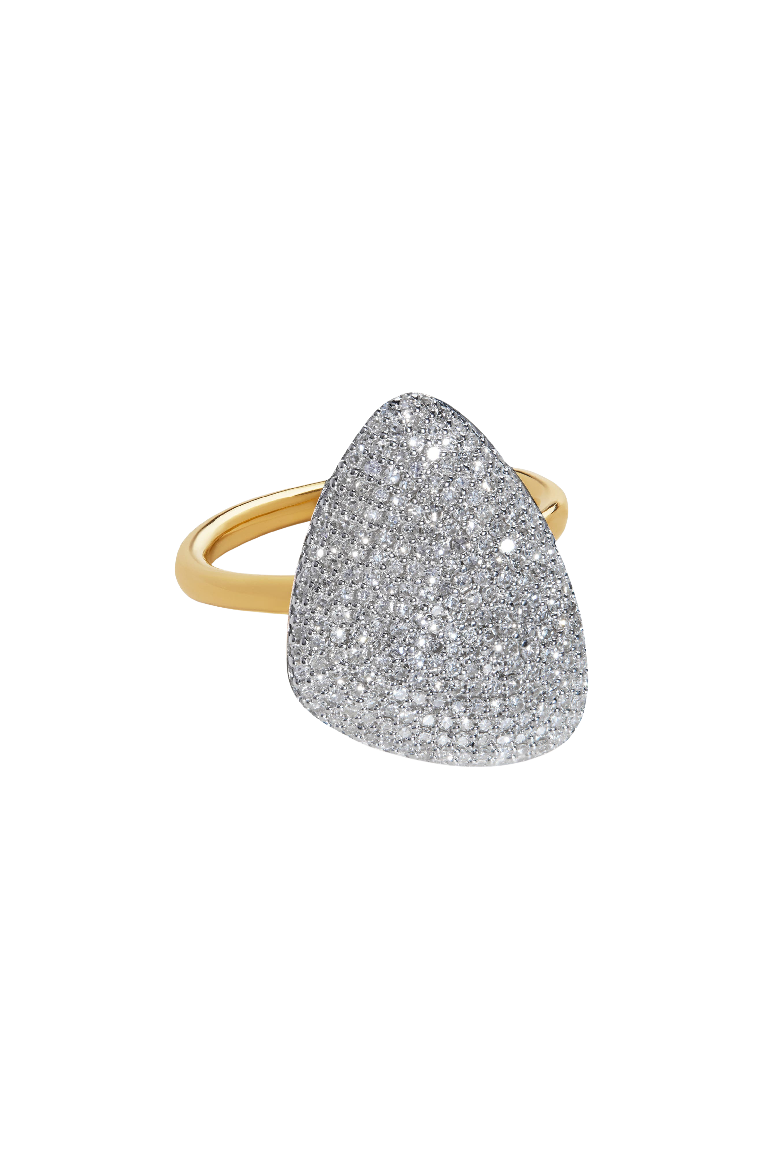 Nura Diamond Teardrop Cocktail Ring