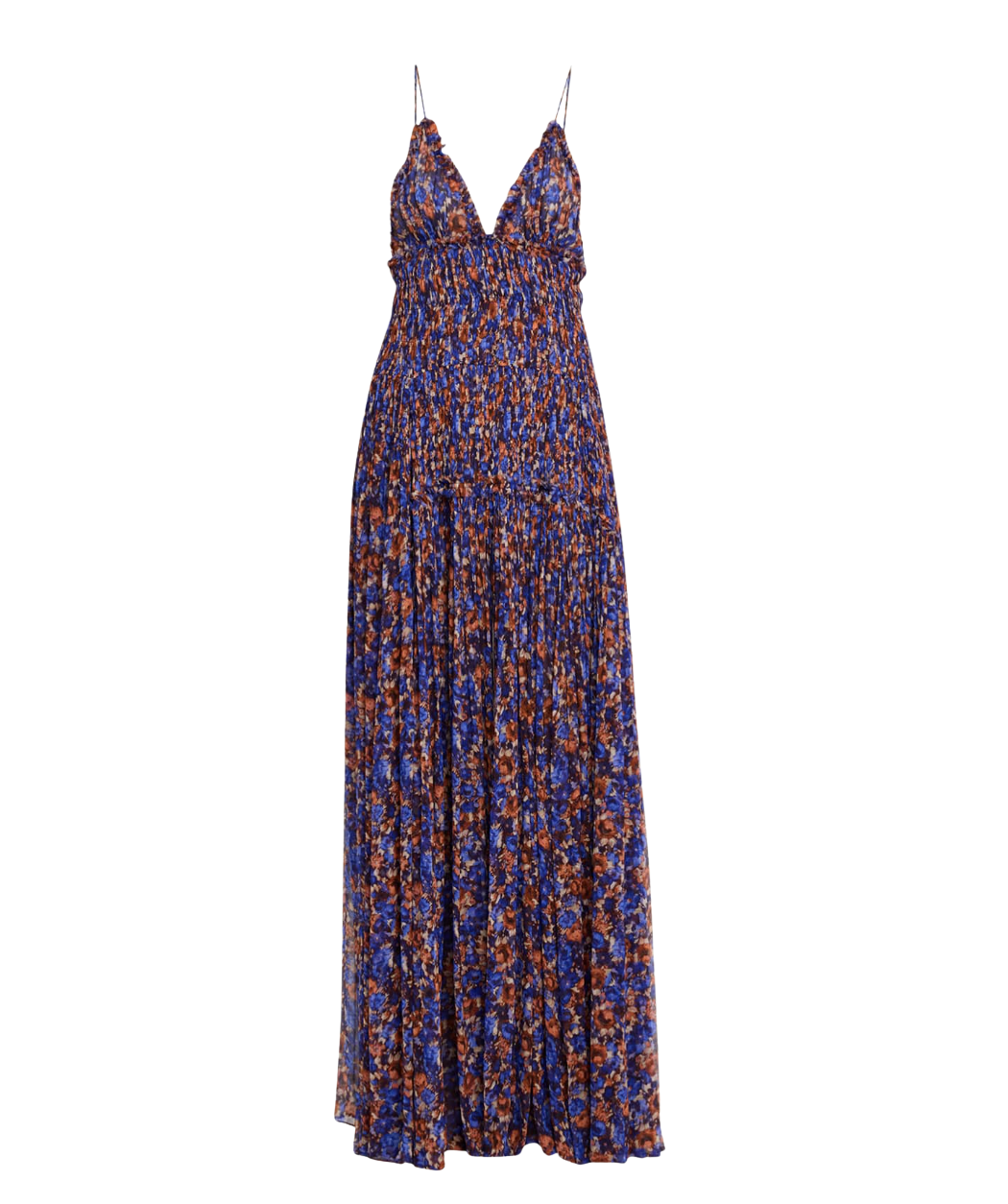 Ulla Johnson Atrani Floral Silk Chiffon Maxi Dress